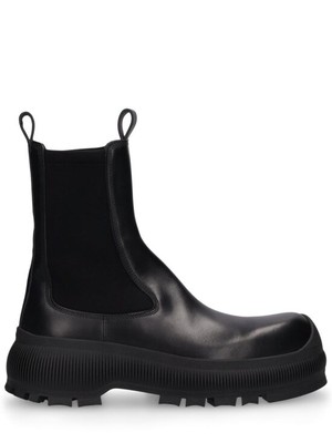 Jil Sander - 35mm Leather ankle boots - Black