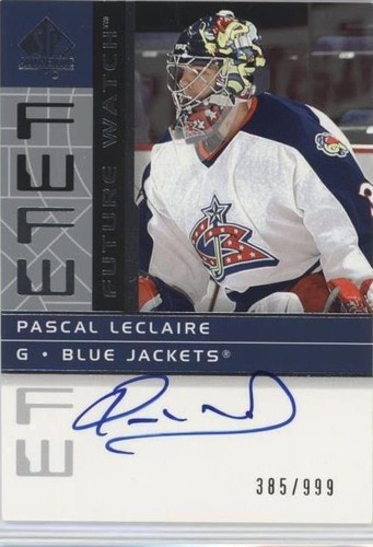 2002-03 SP Authentic - Pascal Leclaire #185