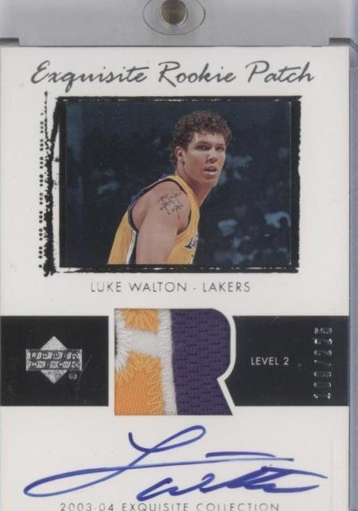 2003-04 Upper Deck Exquisite Collection - Luke Walton #51