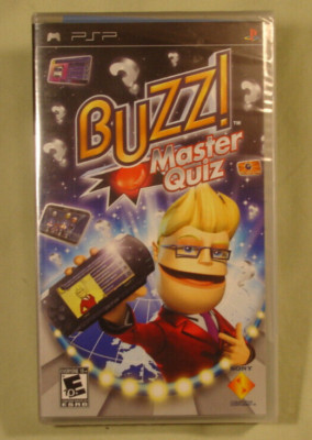 Buzz! Master Quiz PSP new sealed