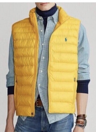 【関税&送料込】Polo Ralph Lauren Nylon Sleeveless Vest POLO RALPH LAUREN PACKABLE QUILTED VEST | Black Men's Shell