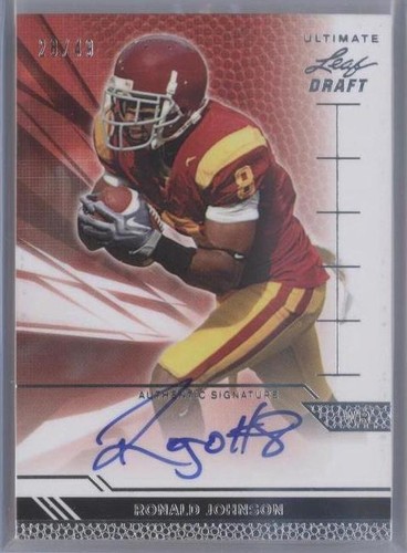 2011 Leaf Ultimate Draft Ronald Johnson #U-RJ1