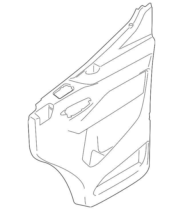 Genuine Ford Door Trim Panel CK4Z-6023942-BD