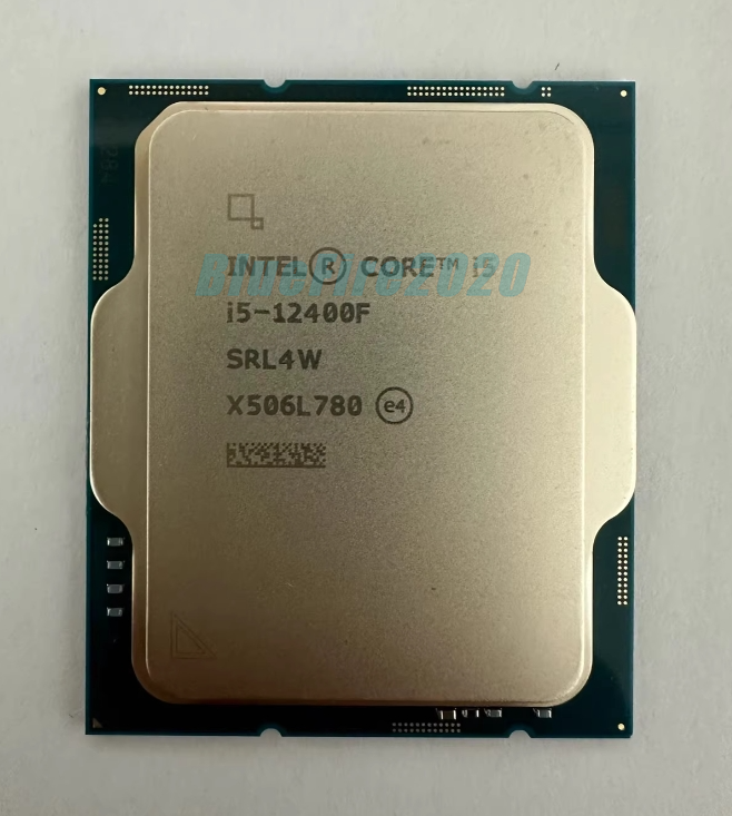 12th Gen Intel Core i5-12400F LGA 1700 CPU Alder Lake 6-Core