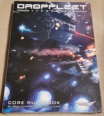 NEW Dropfleet Commander Core Rulebook - Hawk Wargames OOP Dropship 10mm THG