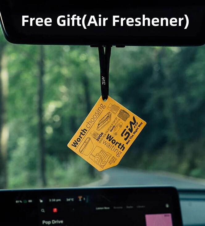 3W TPE Floor Mats for 2015-2024 Ford F-150/F-150 Lightning Super Crew Cab Liner