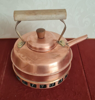 Vintage Copper Stove Top Kettle