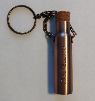 Copper Whiskey Flask - Copper Dog Scotch Whisky - Cork Top - Pocket Flask - New