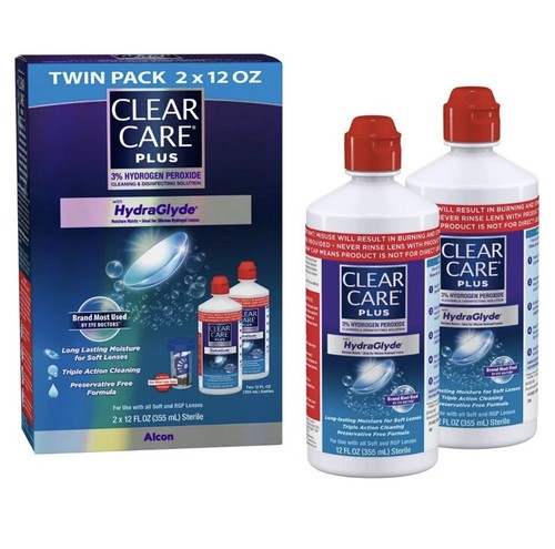 With Lens Case, Twin Pack, 12 Oz, Pack