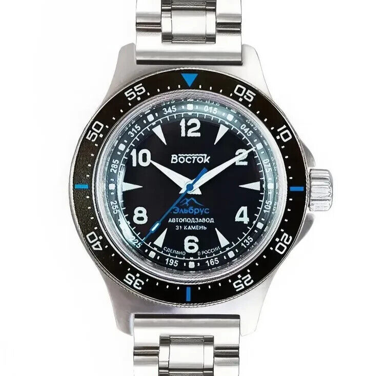 ウド Vostok Amphibia 74042V Watch Elbrus Mountain Automatic Special