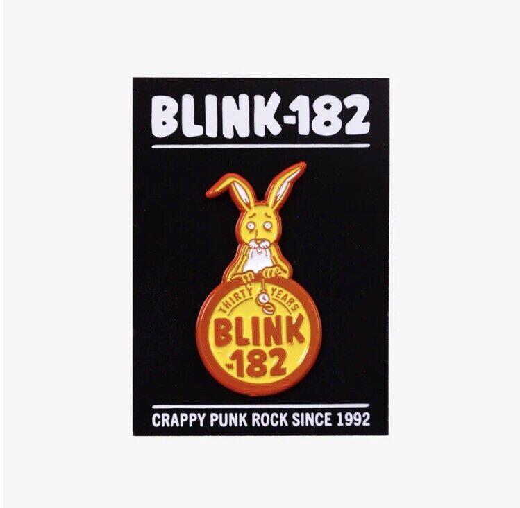 Blink 182 Clock Enamel Pin June Rare Limited #182 30th Anniversary TSURT HOPPUS