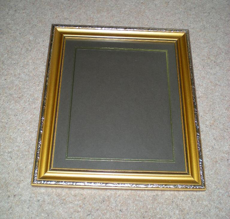 Picture frame with non reflective glass. Size is 360mm x 310mm suitable