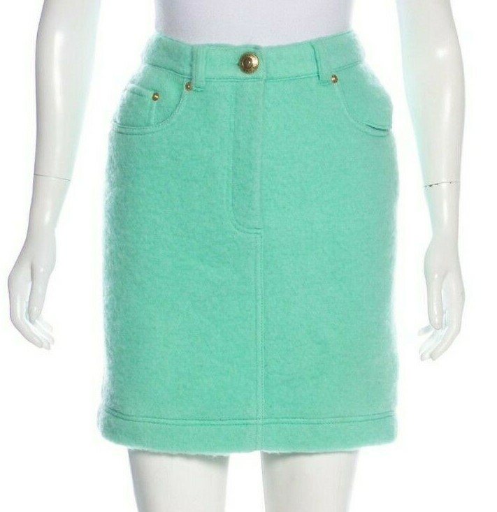 【関税＆送料込み】Moschino Beige Virgin Wool Skirt Love Moschino ladies a-line wool skirt beige size US 8 | eBay