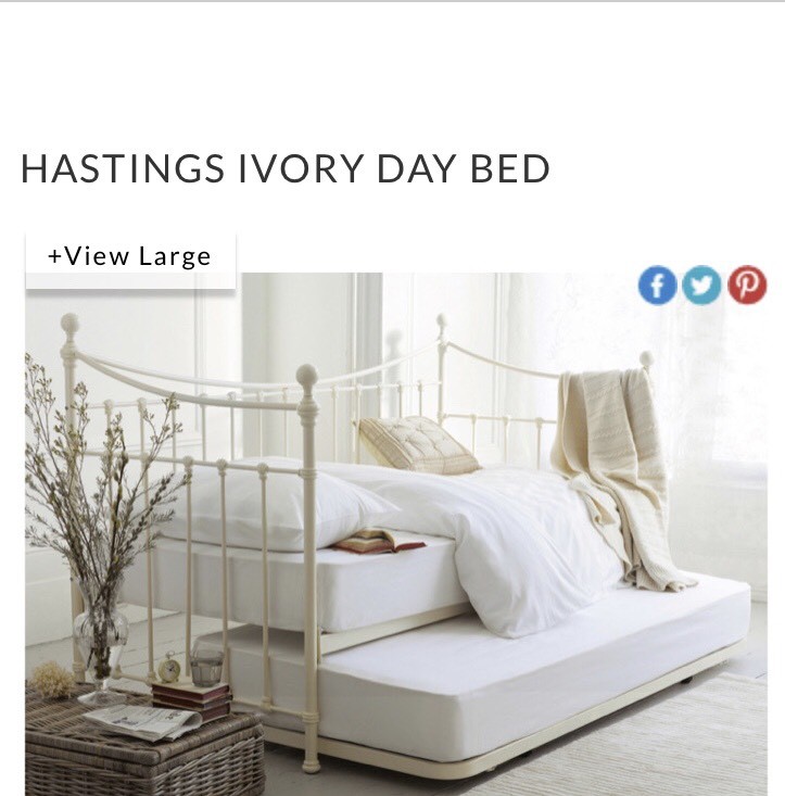 Laura Ashley Hastings Ivory day bed in Denby Dale, West Yorkshire