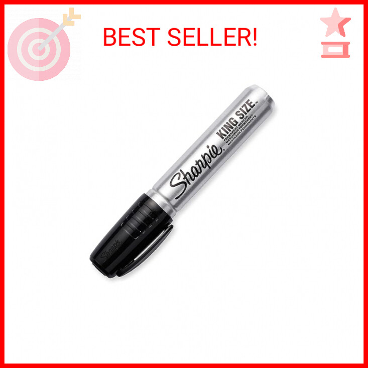 Sharpie King Size Permanent Marker, Large Chisel Tip, Great 