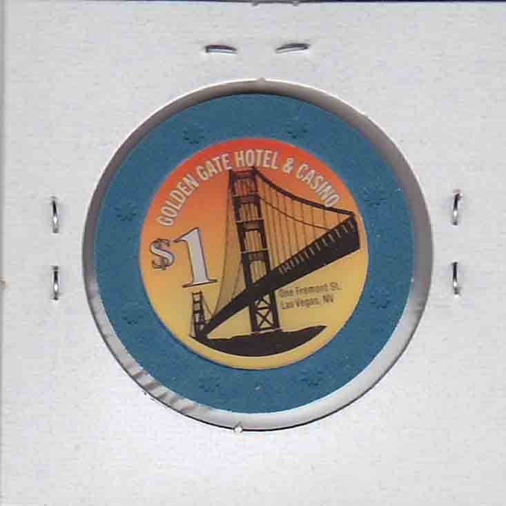 $1 chip from the Golden Gate Casino, Las Vegas