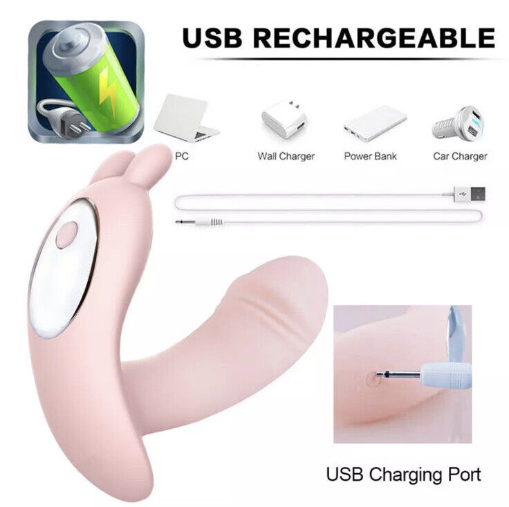 Wearable Butterfly Dildo Vibrator Wireless Remote Control Adult Sex Toys - Picture 8 of 11