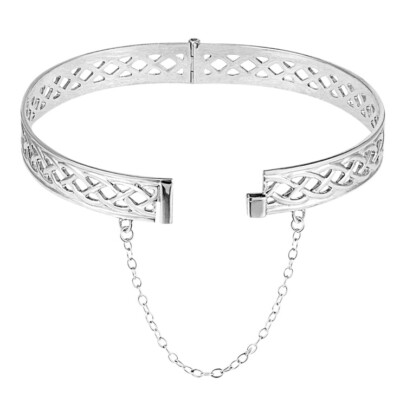Oaks Jewellery Stirling Silver Filigree Bangle - New
