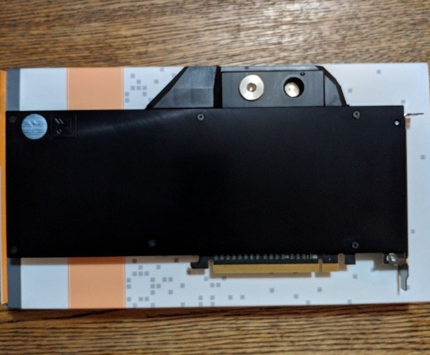 RX Vega 64 with EK Acetal waterblock and EK Backplate!