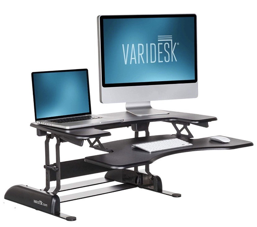 HeightAdjustable Standing Desk VARIDESK Pro Plus 36 Black in