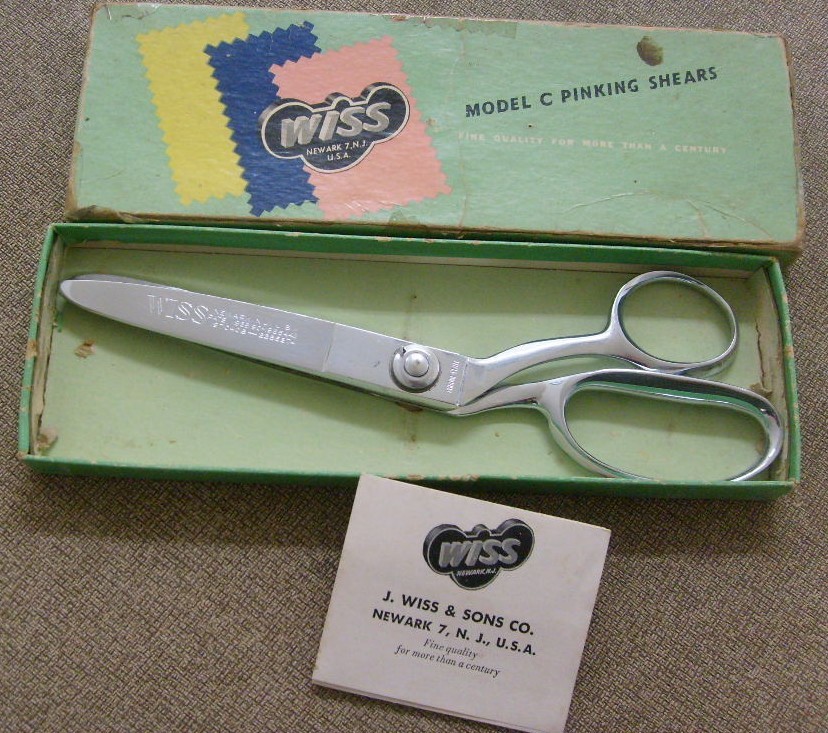 Scissors lot WISS KleenCut 3 total in original boxes Pinking Thinning shears