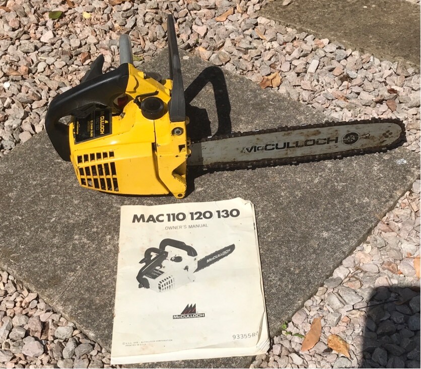 McCulloch Mac 110 petrol chainsaw . in Torquay, Devon Gumtree