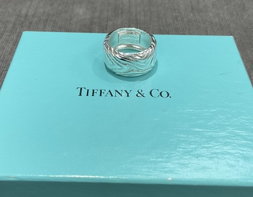 『Tiff RING SILVER925』 TIFFANY & CO. :: .925 Triple Rolling Ring Interlocking Sz