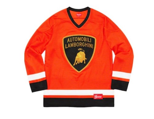 Supreme AUTOMOBILI LAMBORGHINI ジャージ Supreme Automobili Lamborghini Hockey Jersey SS20 Orange