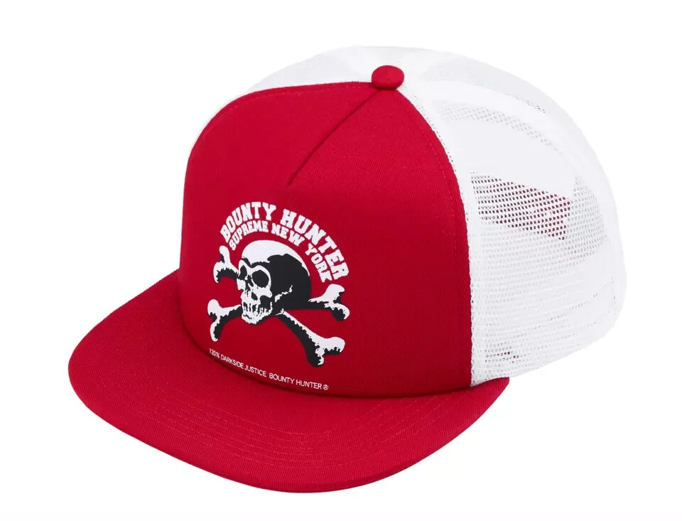 帽子 23FW Supreme x Bounty Hunter Mesh Cap Supreme x Bounty Hunter FW23 Mesh Back 5 Panel Hat Cap - Red