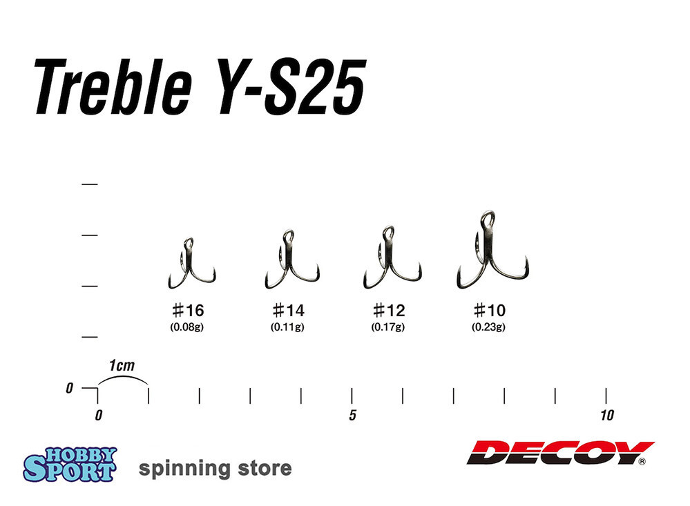 ANCORETTE DECOY SERIE Y - S25 SIZE 14   LIGHT GAME CONF 8 PZ SPINNING 407288