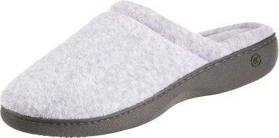 

Isotoner Womens Classic Terry Secret Sole Clog, Navy, Slipper