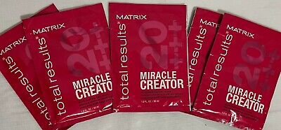 5 x  Matrix  Miracle Creator Multi-Tasking Hair Mask 1 oz ea Total Results Frizz