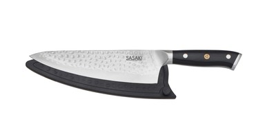 Sasaki Takumi Japanese AUS-10 Stainless Steel Chef Knife with Locking Sheath,...