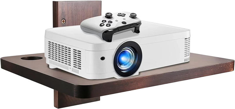 Floating Projector Wall Mount DVD Shelf Wooden Floating Ente
