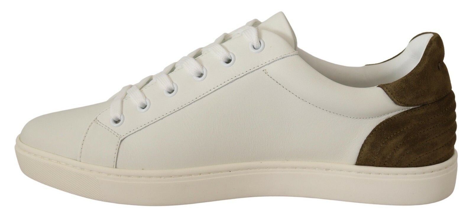 

DOLCE - GABBANA Shoes Кроссовки Белые мужские низкие кеды из замши s. ЕС40,5/США7,5, Белый