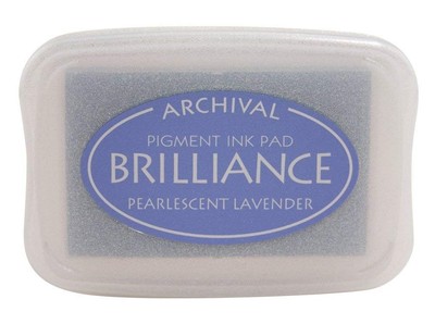 (Pearlescent Lavender) - Tsukineko Brilliance Pad. Delivery is Free