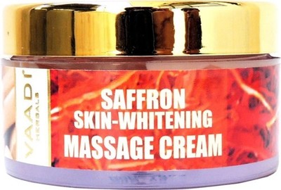 Vaadi Herbals Saffron Skin Whitening Massage Cream For All Skin Types 50g T967