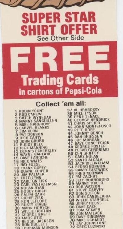 1977 MSA Discs - Dave Cash #66