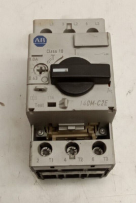Allen Bradley 140M-C2E-B10 Manual Starter 0.63-1a Amp 1/2hp
