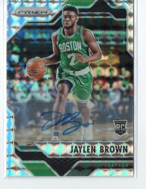 2016-17 Jaylen Brown PANINI Prizm Mosaic Auto Boston Celtics RC