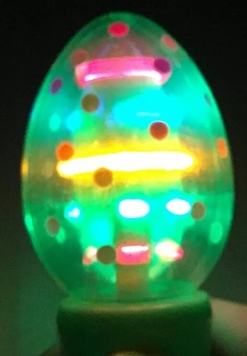 Easter Egg Light Spinner Green Basket Filler Party Favor Gift Stocking Stuffer