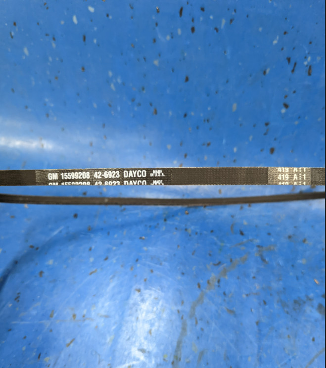 V Belt 3/8 x 48.5” GM 15599208 Dayco 15485 Brand New OEM