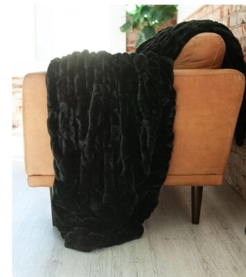 NEW Minky Couture Luxurious Black Bugs Blanket Monster Size 60  x 72  SOLD OUT