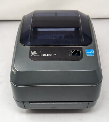 Zebra GX430t Thermal Label Printer Missing Print Feed Board and