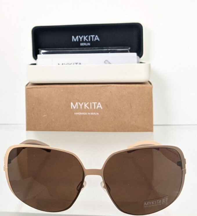 Pre-owned Mykita Brand Authentic  Sunglasses Helen Col. 094 63mm Frame In Brown