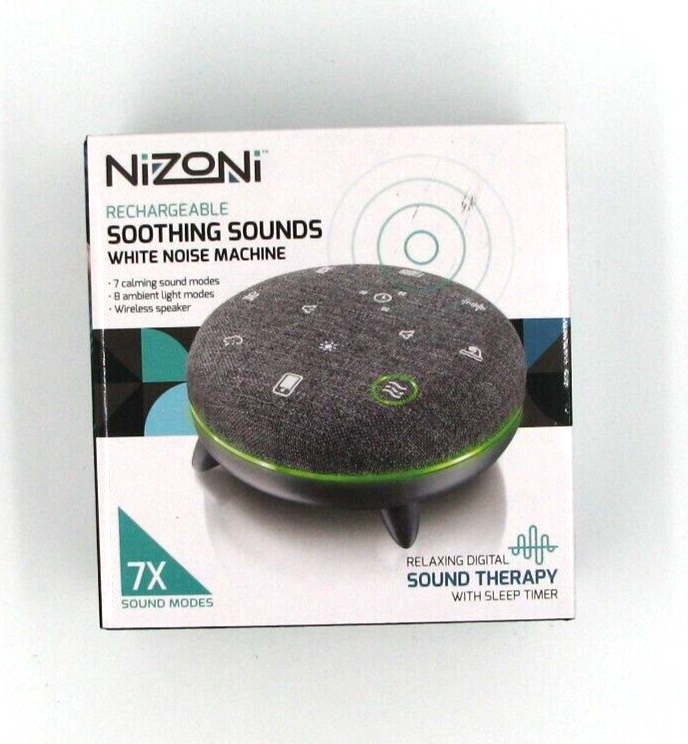Nizoni Rechargeable Soothing Sounds White Noise Machine 7