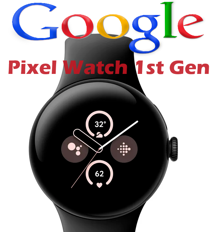 Google Pixel Watch 1st Gen 41mm GPS WiFi Bluetooth Gold, Black, Silver GQF4C