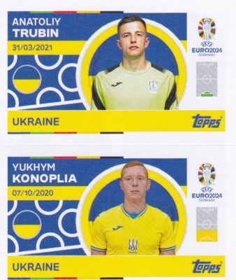 Topps UEFA Germany Gruppe E/F Sticker - Single Stickers Choose 3/3