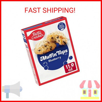 Betty Crocker Muffin Tops Mix, Blueberry, With Topping, 11.9 oz