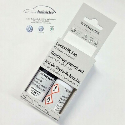 Original Volkswagen Audi Lackstift-Set LS9R gletscherweiss-metallic S9R
